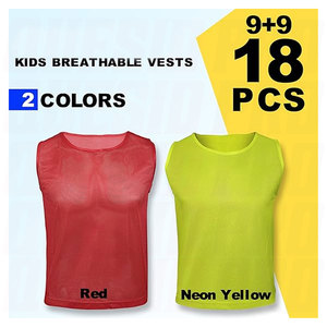 Scrimmage Vests and <b>Soccer</b> Pennies Breathable Mesh <b>Soccer</b> Pinnies Lightweight Training Bibs for Team Sports Practice Durable - Product Image 3