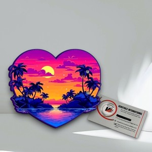 Professional Sunset Pattern Heart <b>Circle</b> Flower Solid Lash Tiles Private <b>Label</b> Eyelash Extension Plate Acrylic Magnetic Beauty - Product Image 5