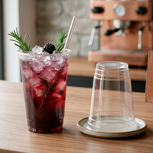 QUANG QUAN Hanoi 12/16/22/24oz High Transparency Recyclable PP Single Wall Plastic <b>Cups</b> 95mm Diameter Iced Coffee Tea <b>Cold</b> - Product Image 3