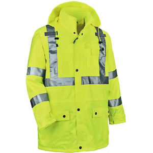Chaqueta de Trabajo de Alta Visibilidad para Hombre, Ropa de Trabajo de Seguridad, Chaqueta Reflectante de Alta Visibilidad para Invierno, Chaqueta de Seguridad para la Construcción al por Mayor - Product Image 5