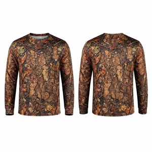 Chemise de chasse en toile imperméable à manches longues pour homme, respirante, en polyester, manches longues, vêtements d'extérieur pour l'automne - Product Image 3