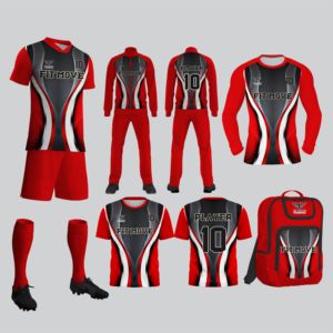 Paquete de Uniformes de Fútbol Más Vendido, Conjuntos de Manga Corta Transpirables de Poliéster, Diseño Personalizado por Sublimación para Equipos Adultos - Product Image 1