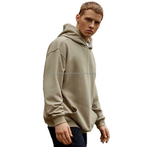 เสื้อฮู้ดดี้หนา 340gsm สำหรับแบรนด์สตรีทแวร์ พรีเมียม ทรงโอเวอร์ไซส์ พร้อมพิมพ์ลายดิจิทัล - Product Image 2