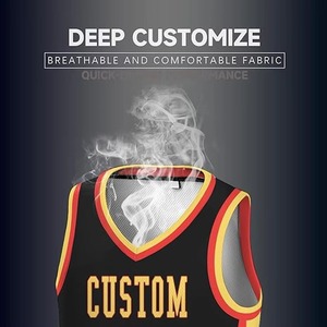 Wholesale High Quality Custom Design Printed <b>Basketball</b> Jersey Customized Color Logo 100% Polyester Breathable Made Pakistan - Product Image 5