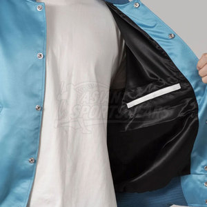 Chaqueta de Satén para Hombre, Corte Holgado y Moderno, Cómoda para Adultos, Precio al por Mayor, Proveedor de Ropa - Product Image 5