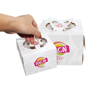 Directo de fábrica Caja de papel de panadería Embalaje Caja de galletas de Navidad para Slice Cake <span class=keywords><strong>12</strong></span> Macarons Cupcakes Chicle <span class=keywords><strong>Sushi</strong></span> - Product Image 6