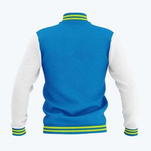 Men's <b>Jackets</b> Wholesale Custom Men's Varsity <b>Jackets</b> Breathable Blank Plain Embroidery Kids <b>Leather</b> Sleeve Letterman OEM - Product Image 2
