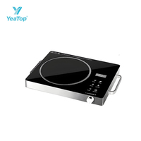 Table de cuisson électrique en céramique haute puissance, cuisinière infrarouge, plaque chauffante électrique pour la cuisson