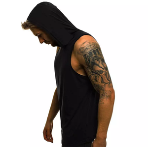 Débardeurs pour hommes écologiques, à séchage rapide, respirants, couleur néon, gilets haute visibilité, vente en gros, vêtements de sport de sécurité, chemises sans manches - Product Image 6