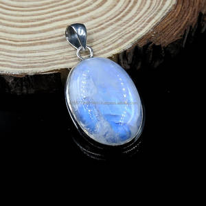 Colgante de Plata de Ley 925, joyería étnica hecha a mano, colgante de piedras preciosas reales, regalo de aniversario para mamá, colgante Vintage - Product Image 6