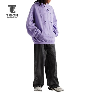 เสื้อมีฮู้ดผู้ชายแนวสตรีทผ้าคอตตอนมีน้ำหนักปานกลาง - Product Image 2