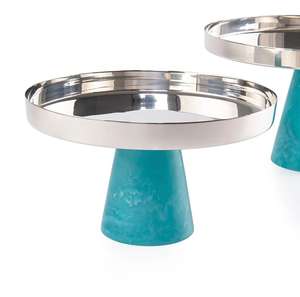 Bol en résine avec pieds pour dattes, bonbons et desserts, cadeaux Ramadan et Aïd, bol de service en résine ambrée, vaisselle, décoration intérieure, vente en gros d'usine - Product Image 6