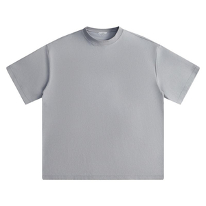 T-shirt décontracté unisexe de haute qualité, 230 g, 100 % coton, coupe ample, couleur unie, personnalisable - Product Image 4