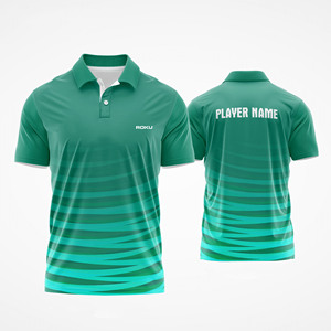 Vente en gros de vêtements de sport en jersey à motifs unis avec impression par sublimation personnalisée vêtements de sport pour hommes pour polos et vêtements de sport pour femmes OEM/ODM - Product Image 1