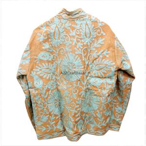 เสื้อแจ็คเก็ตคอร์ดูรอยปักลายซูซานี  รักษ์โลก  แบบยูนิเซ็กซ์  ผ้าคอร์ดูรอยปักลาย  ซับในผ้าฝ้าย 100%  ปักโลโก้ตามสั่ง  แบบเย็บติด - Product Image 5