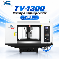Centre d'usinage CNC 3 axes TV1300 haute vitesse pour travaux lourds, avec commande Mitsubishi M80 et mandrin BT30