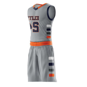 Ensemble de maillot et short de basketball personnalisés pour club et équipe, avec impression numérique sur mesure, pour vêtements de loisirs et protection. - Product Image 4