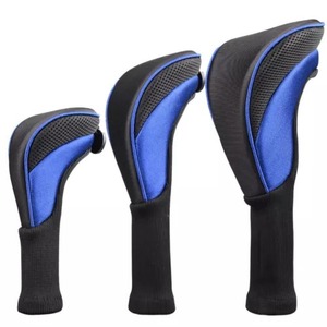 Housses de tête de club de golf pour Driver, Fairway Wood, Hybrid, 135ut, ensemble de housses de tête de club de golf en néoprène pour Fairway Wood, bleu - Product Image 1