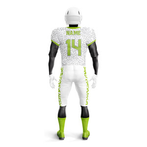 Uniforme de Fútbol Americano Personalizado de Primera Calidad, 100% Poliéster, Ropa de Equipo, Servicio OEM - Product Image 3