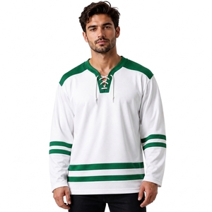 Uniforme de Hockey Personalizado OEM, Fabricante de Ropa de Hockey sobre Hielo de Marca Privada, 100% Poliéster, Impresión por Transferencia de Calor, Manga Larga - Product Image 3