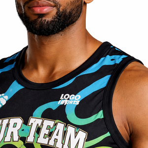 Ensemble de maillot et short de basketball de haute qualité, tissu anti-transpiration à séchage rapide, logo d'équipe personnalisé, nom, numéro, fourniture en gros OEM - Product Image 2