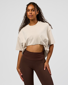 Women's High Quality Organic Cotton Casual <b>Athletic</b> Yoga Running T-Shirts Short Sleeve Jersey Crew Neck Loose Summer - Product Image 6
