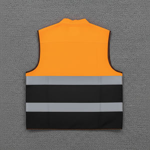 Gilet de sécurité sans manches réfléchissant haute visibilité LED étanche ANSI Classe 1 avec logo OEM/ODM pour travaux de construction routière - Product Image 3