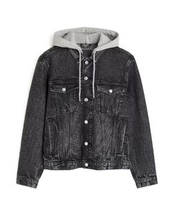 Chaqueta con Capucha de Mezclilla para Hombre de Alta Calidad, Manga Larga, Transpirable, de Algodón, Informal, Ropa de Invierno para Hombre, Logotipo Personalizado - Product Image 5