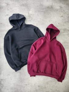 เสื้อฮู้ดซิปแบบย้อมสีเอซิดขายส่ง สไตล์วินเทจสตรีทแวร์ทรงหลวม ผลิตตามสั่ง ผ้าฟลีซ รับผลิตแบบ OEM ผู้ผลิตและผู้จัดจำหน่ายเสื้อผ้าขายส่ง - Product Image 1
