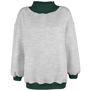 Sweat-shirt à col roulé unisexe OEM, 100% coton molletonné, impression personnalisée, broderie, vêtements décontractés d'hiver, fabricant en gros - Product Image 3