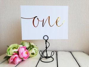 Wholesale Metal Place <b>Card</b> Holders <b>Table</b> Numbers for Restaurant and Wedding Use - Product Image 2