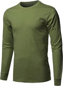 T-shirt à manches longues à col rond pour homme 100 coton 160g/m2 - Product Image 5