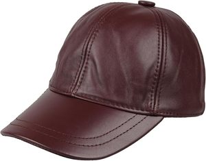 Wholesale Cheap Custom PU Leather Baseball Cap <b>Waterproof</b> Blank Faux Leather Snapback Cap Promotional Leather Dad <b>Hat</b> - Product Image 6