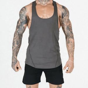 Camisetas sin mangas de línea larga para hombre con logotipo personalizado, chaleco musculoso sin mangas para gimnasio para hombre, camisetas sin mangas de verano para culturismo y chaleco con tirantes en la espalda - Product Image 5