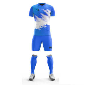 Fabricant d'uniformes de football de haute qualité, ensemble de maillots de foot personnalisés avec impression et broderie sur mesure - Product Image 2