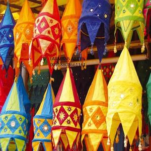 Cotton Patchwork <b>Lamp</b> <b>Shades</b> Cotton Wall Hangings <b>Lamps</b> Decorations Cotton Applique <b>Lamp</b> <b>Shades</b> Cotton Goa <b>Lamp</b> <b>Shades</b> Hangings - Product Image 1