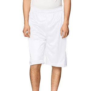 Mesh <b>Basketball</b> Shorts Two Deep Side Hem Pockets Summer Basic Men Shorts Polyester Plain Cotton Technics Mid - Product Image 1