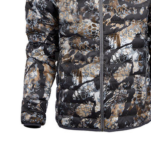 Veste matelassée de chasse pour homme RICSA, durable, imperméable, respirante, légère, avec capuche, coupe-vent, pour l'hiver et les activités de plein air - Product Image 5