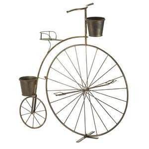 Maceta Decorativa de Metal con Diseño Moderno y Elegante en Forma de Ciclo, para Decoración del Hogar y Jardín - Product Image 2