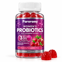 Gummies Probiotiques pour Femmes avec Extrait de Canneberge - 3 Milliards d'UFC pour la Santé Féminine et Digestive - 120 Comprimés - Vente en Gros