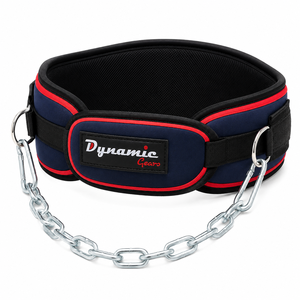 Cinturón de soporte lumbar 2026 para dips con peso y calistenia, en colores negro y rojo, cinturones de levantamiento de pesas - Product Image 6