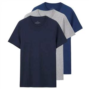Camiseta de Manga Corta al por Mayor de Alta Calidad, 100% Algodón, Lisa, Teñida, Informal, Cuello Redondo, Unisex, Transpirable, Antiencogimiento - Product Image 2