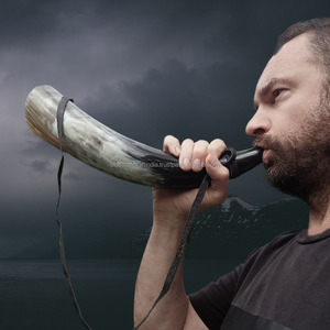 Cuerno de Buey, Vaca o Búfalo, Sonido Fuerte y Resonante, Hecho a Mano, Calidad Premium, Material Natural para Rituales y Festivales al Aire Libre - Product Image 3