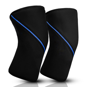Les genouillères de compression offrent un excellent soutien articulaire, un matériau respirant et un ajustement sûr pour la musculation, le CrossFit et toutes les activités. - Product Image 1