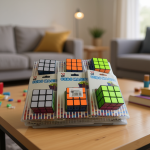 Cube magique 3x3x3, lot de 12 pièces, jouet pour enfants et adultes - Product Image 3