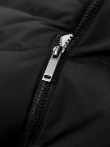 Double Zipper Puffer <b>Vest</b> Winter <b>Thermal</b> Insulated Outerwear Custom Logo Bodywarmer Bulk - Product Image 4