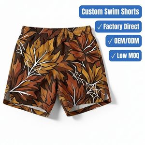 Fabricante de Shorts de Baño Personalizados, Marca Privada OEM, Shorts de Playa de Secado Rápido, Logotipo Personalizado, Trajes de Baño de Verano - Product Image 1
