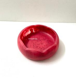 Juego de Tazones Grandes de Resina Epoxi Pulida Rosa y Negra, Ecológicos, Desechables, Sin Recubrimiento, para Servir en Campamentos, Estilo Americano Contemporáneo - Product Image 3