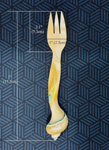 Vintage Seashell Teaspoons With Long Handles Mirror Polish Dishwasher Safe For Wedding Use - Product Image 4