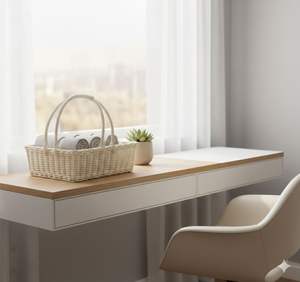 Cesta Rectangular de Mimbre para Boda, Artesanía - Product Image 5